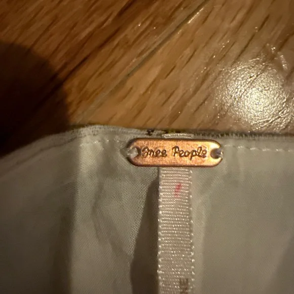 Free People Ivory and Charcoal Checkered Dress - Picture 6 of 8